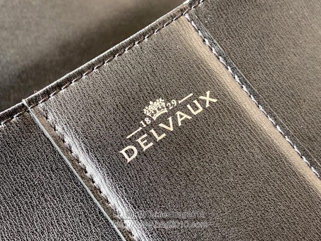 DELVAUX女包 Brillant手袋 德爾沃女手提包 Dv0028原版黑銀 比利時Delvaux單肩包  fcs1282
